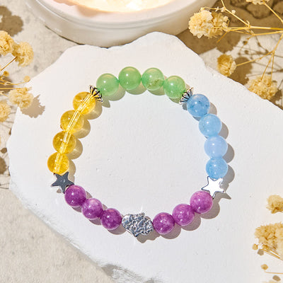 Olivenorma "Stellar Hues" Gemstone Healing Bracelet - image 5