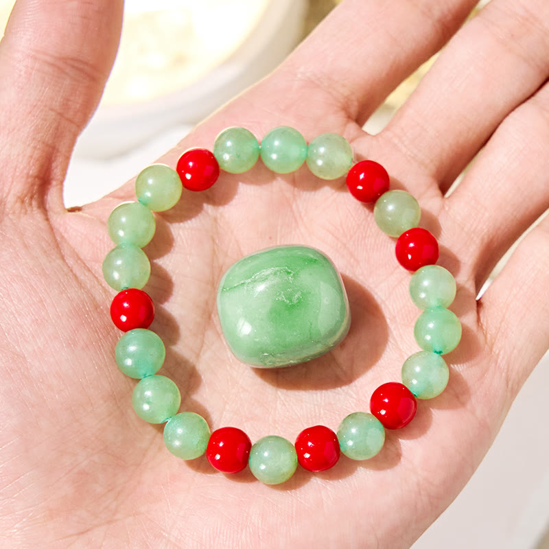 Olivenorma "​​Serene Pulse" ​​​​Red Coral​​ Vitality Bracelet - image 3
