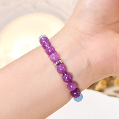 Olivenorma "​​Oracle's Tide" Amethyst Stress Ease Bracelet - image 3