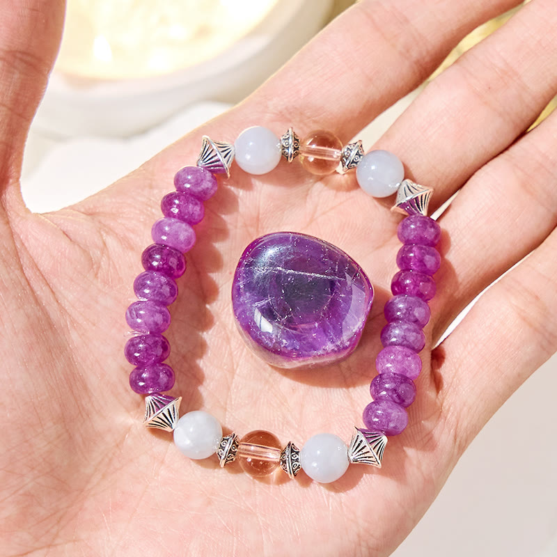 Olivenorma "​​Oracle's Tide" Amethyst Stress Ease Bracelet - image 4