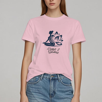 Olivenorma Peace & Balance Yoga Meditation Women T-Shirt