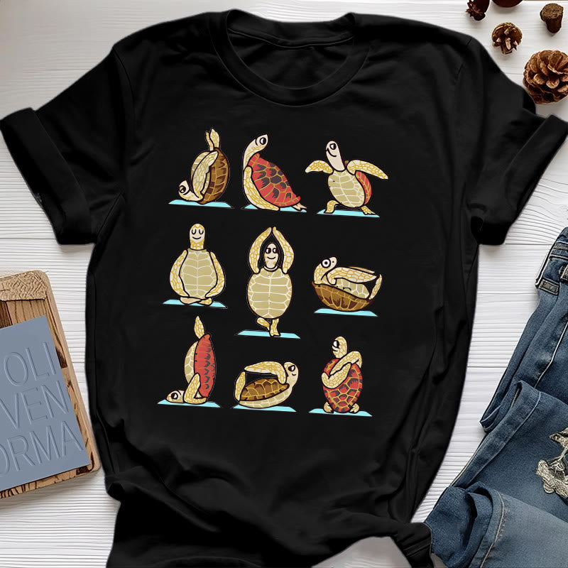 Olivenorma Yoga Turtle T-Shirt
