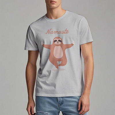 Olivenorma Yoga Sloth Quote Namaste T-Shirt