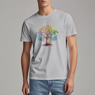 Olivenorma Chakra Colorful Tree of Life T-Shirt