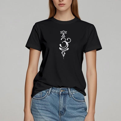 Olivenorma OM Lotus Chakra Symbol T-Shirt