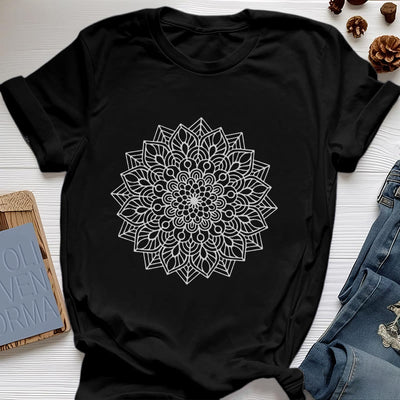 Olivenorma Flower Mandala Lotus T-Shirt