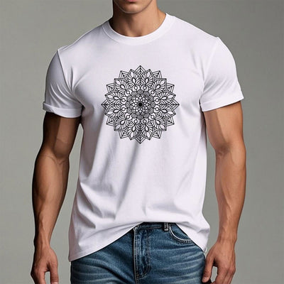 Olivenorma Flower Mandala Lotus T-Shirt