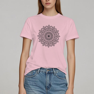 Olivenorma Flower Mandala Lotus T-Shirt