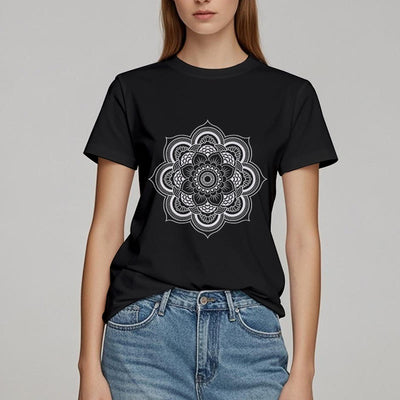 Olivenorma Mandala Lotus T-shirt
