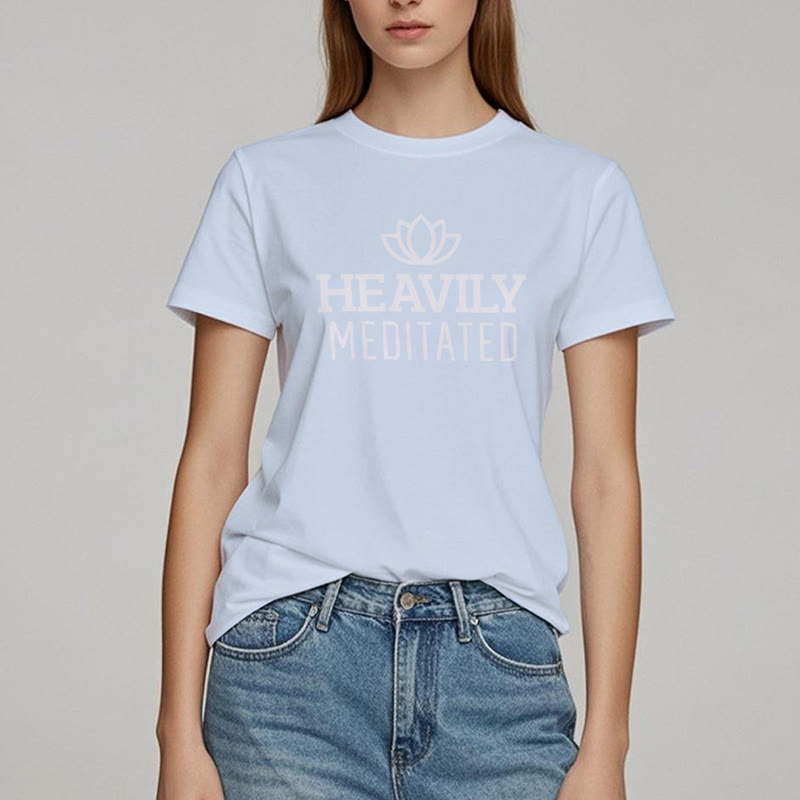 Olivenorma Heavily Meditated Lotus T-shirt