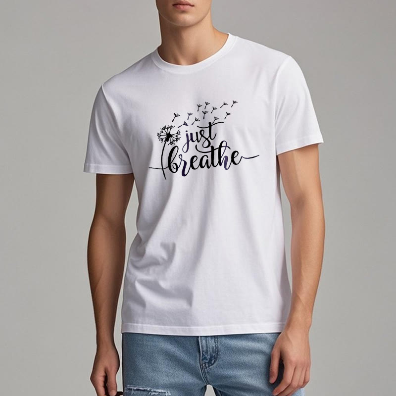 Olivenorma Just Breathe Dandelion T-shirt