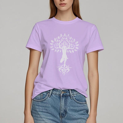 Olivenorma Flower Zen Tree T-Shirt