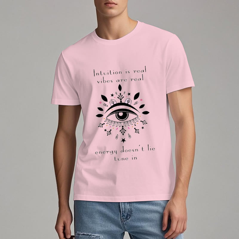 Olivenorma Intuition Evil Eye Design T-shirt