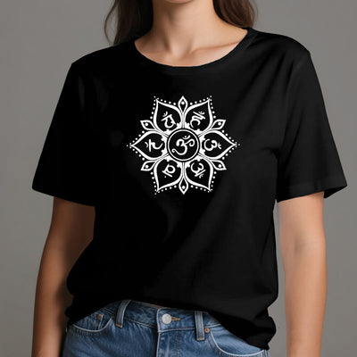 Olivenorma Seven Chakra Symbols T-Shirt