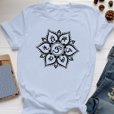 Olivenorma Seven Chakra Symbols T-Shirt