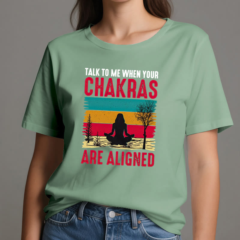 Olivenorma "Talk To Me When Your Chakras are Aligned" T-Shirt