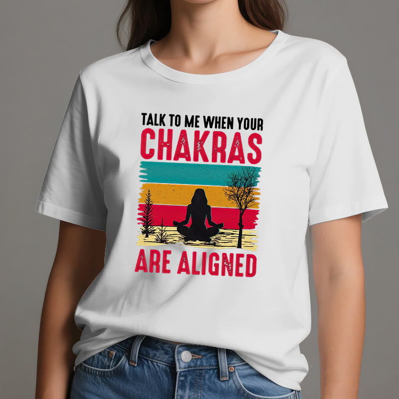 Olivenorma "Talk To Me When Your Chakras are Aligned" T-Shirt