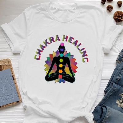 Olivenorma Chakra Healing Reiki Yoga Meditation T-Shirt