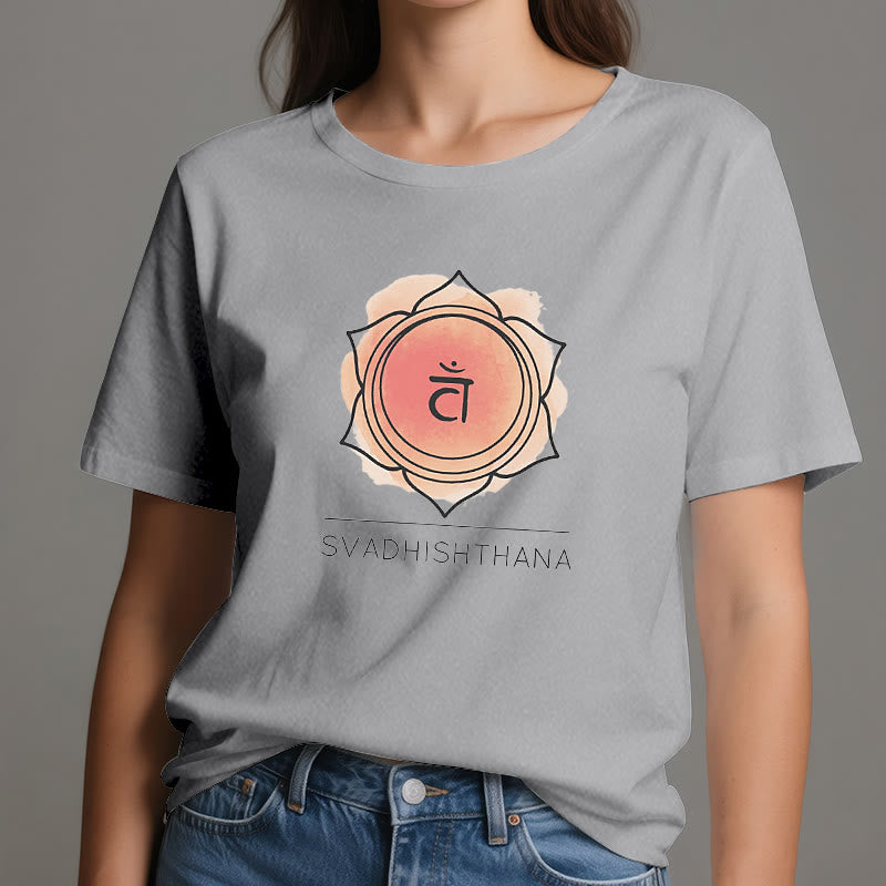 Olivenorma Orange Sacral Chakra Yoga T-Shirt