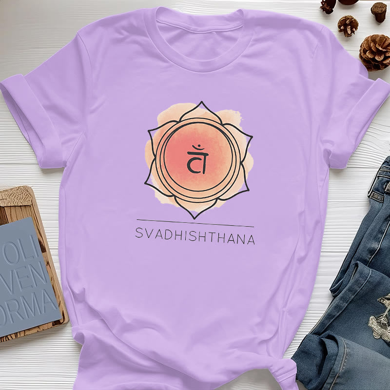 Olivenorma Orange Sacral Chakra Yoga T-Shirt