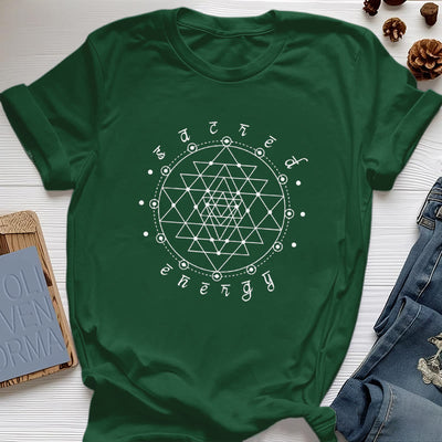 Olivenorma Sacred Energy Sri Yantra Spiritual T-Shirt