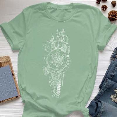 Olivenorma Flower Of Life Sacred Geometry T-Shirt
