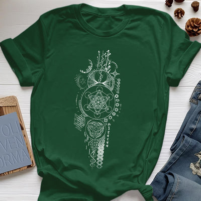Olivenorma Flower Of Life Sacred Geometry T-Shirt