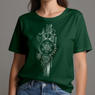 Olivenorma Flower Of Life Sacred Geometry T-Shirt