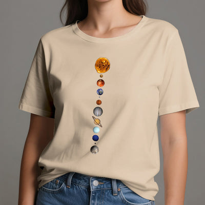 Olivenorma Solar System Galaxy Array Print T-Shirt