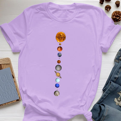 Olivenorma Solar System Galaxy Array Print T-Shirt