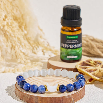Olivenorma "Moon & Tide​" Balance Emotions Crescent Essential Oil Bracelet - image 3