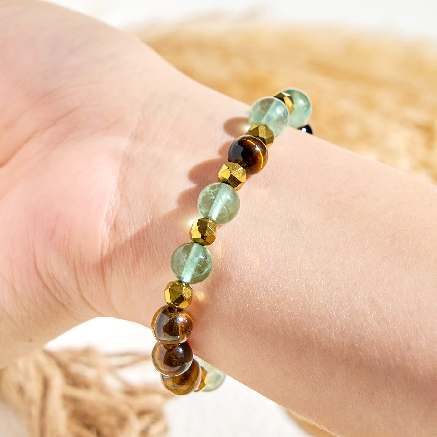 Olivenorma "Forest Breeze" Fluorite Emotional Balance Essential Oil Bracelet - image 6