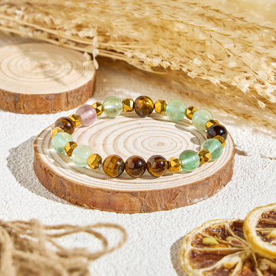 Olivenorma "Forest Breeze" Fluorite Emotional Balance Essential Oil Bracelet - Bracelet Only​ - image 5