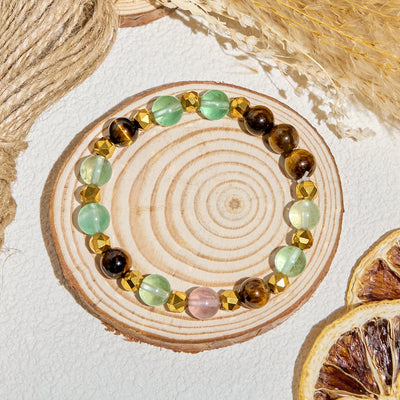 Olivenorma "Forest Breeze" Fluorite Emotional Balance Essential Oil Bracelet - image 7