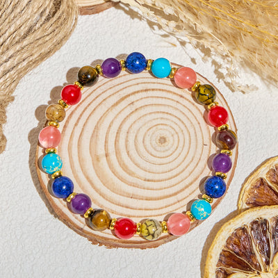 Olivenorma "Nature's Palette" Positive Gemstone Essential Oil Bracelet - image 7