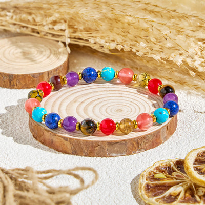 Olivenorma "Nature's Palette" Positive Gemstone Essential Oil Bracelet - Bracelet Only - image 5
