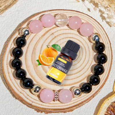 Olivenorma "Rosé & Night" Love & Protection Essential Oil Bracelet - image 4