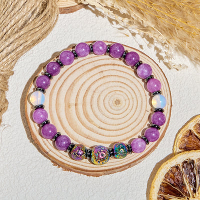 Olivenorma "​​Purple Nova" Amethyst Energy Purification Essential Oil Bracelet - image 7