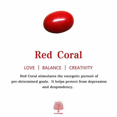 Olivenorma "​​Serene Pulse" ​​​​Red Coral​​ Vitality Bracelet - image 7