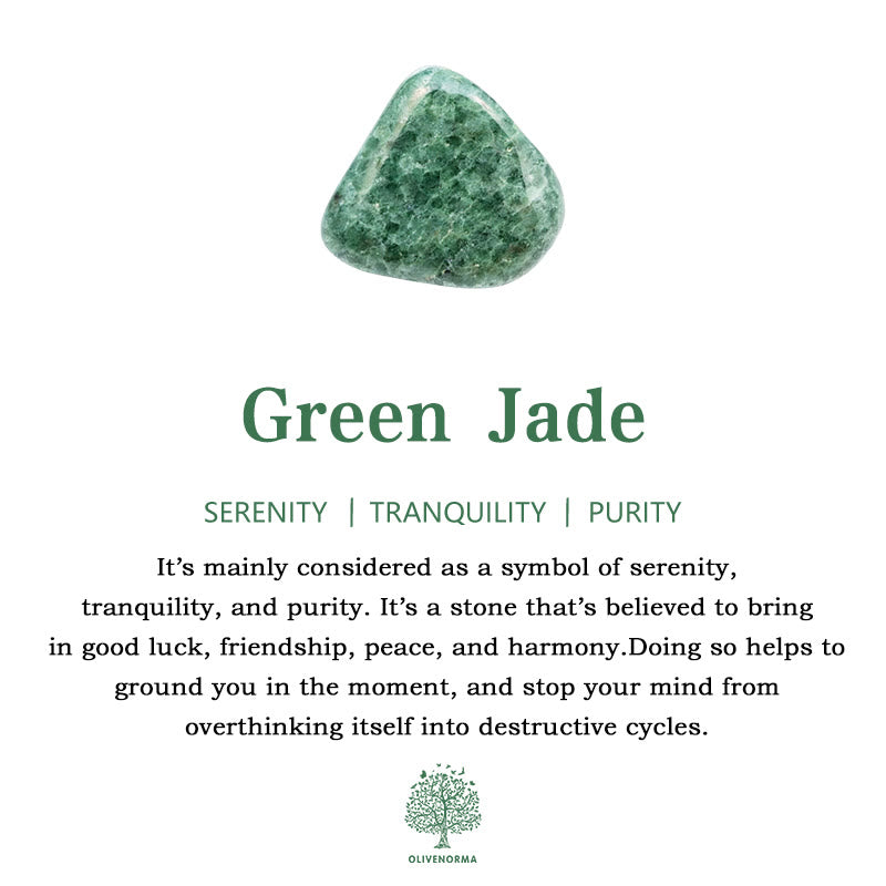 Olivenorma "​​Speckled Shine​​" Jade & Labradorite Growth Bracelet - image 7