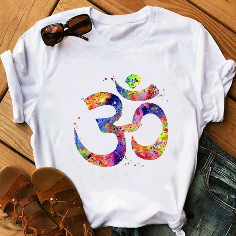 Olivenorma Lotus Yoga Meditation Tree of Life T-Shirt