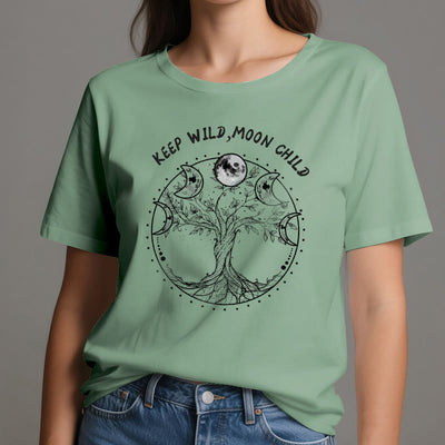 Olivenorma "KEEP WILD, MOON CHILD" Tree of Life Moon Phase T-Shirts - image 19
