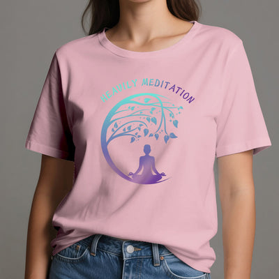 Olivenorma "HEAVILY MEDITATION" Tree of Life Yoga T-Shirt  - image 16