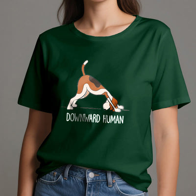 Olivenorma Downward Human Yoga T-Shirt
