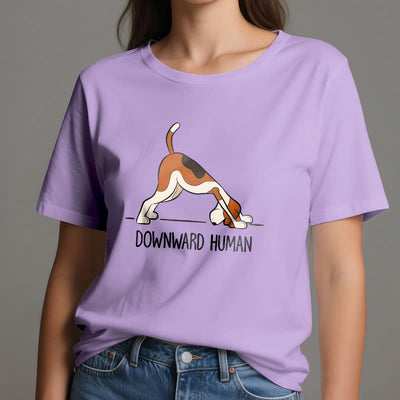 Olivenorma Downward Human Yoga T-Shirt