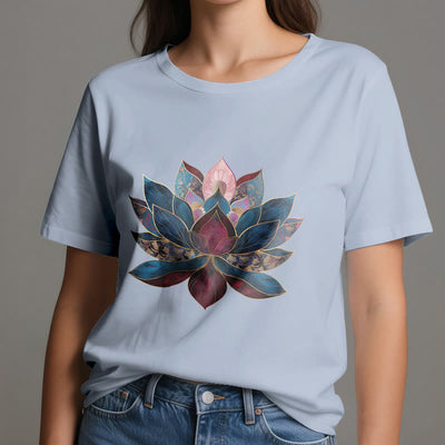 Olivenorma Lotus Flower Buddhism Zen T-Shirt