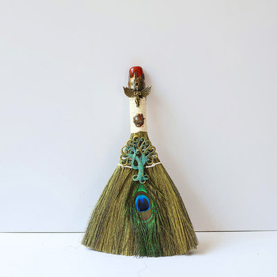 Olivenorma Tree of Life Angel Magical Broom Gemstone Decoration - Red Jasper - image 13