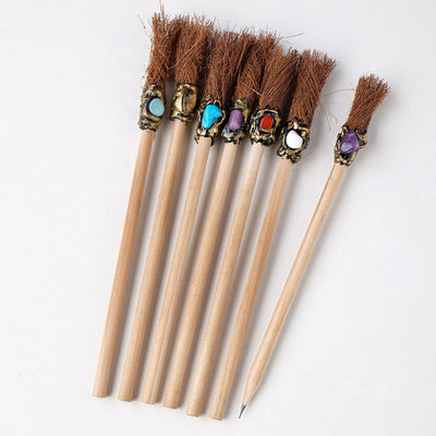 Olivenorma Crystal Decor Magic Broom Pencil Witches Broom - image 7