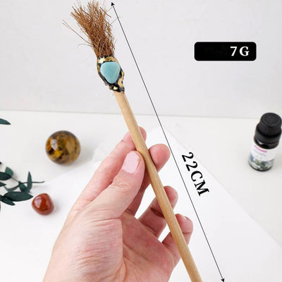 Olivenorma Crystal Decor Magic Broom Pencil Witches Broom - image 3