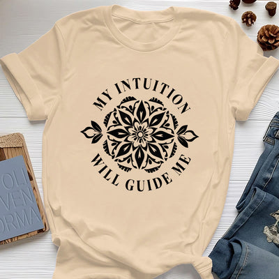 Olivenorma "MY INTUITION WILL GUIDE ME" Floral T-Shirt - Yellow - 2XL - image 1